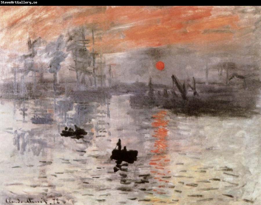 Claude Monet Impresstion Sunrise
